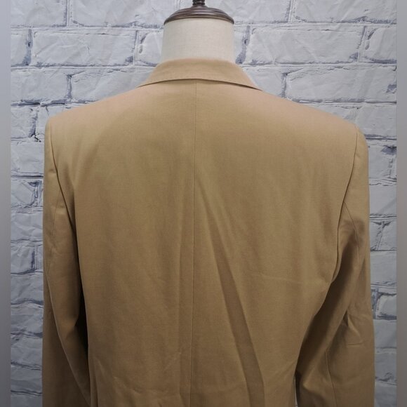 Mexx Men's Slim Fit Blazer Sport Coat Blonde 100% Cotton 2-Button HQ Size 44R - Picture 8 of 16